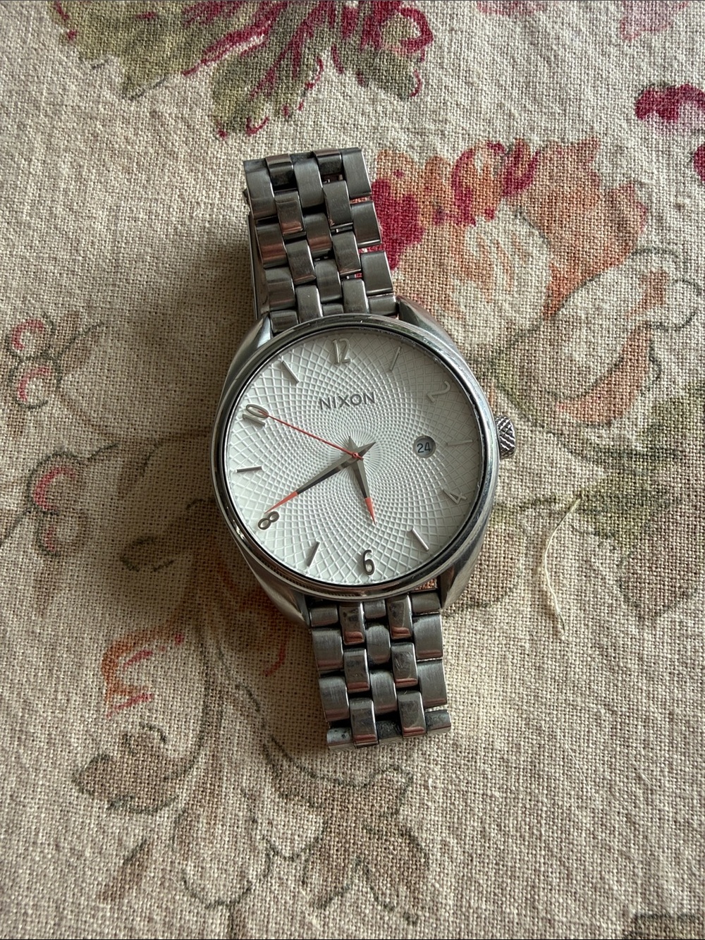 Nixon Silver Stainless Steel vintage Watch